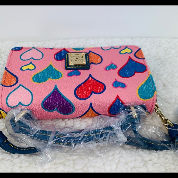 Dooney & Bourke Hearts Mimi Crossbody Bag New - Picture 6 of 8